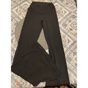 OFFLINE by Aerie Real Me Super Flare Leggings Black High Rise Medium